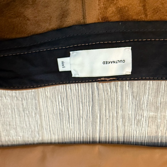 CULTNAKED Brown Leather Short and Bandeau top set - Picture 2 of 4